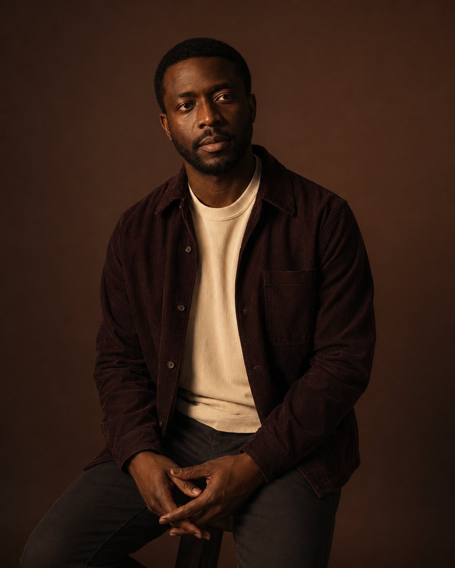 Soul Reed, seated portrait